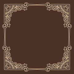 vintage frame  classic decoration  antique carving