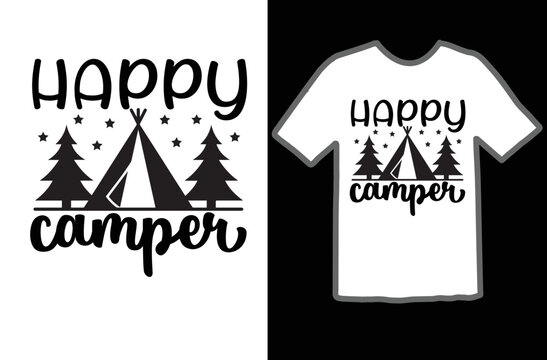 Happy Camper Svg Design