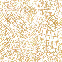 Abstract seamless pattern. Golden glitter on transparent background. (pattern: sp07a)
