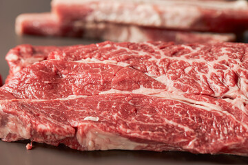Raw meat in various parts