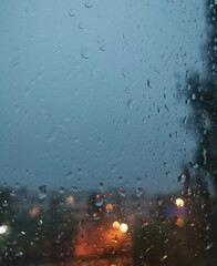 rain outside the window