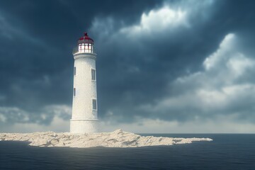 Fototapeta na wymiar Lighthouse Against Sky