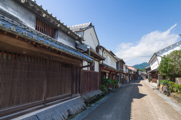 Obraz premium 関宿の古い町並み（三重県亀山市）