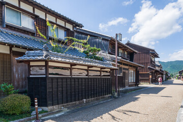 関宿の古い町並み（三重県亀山市）