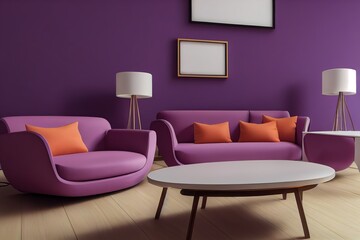 very huge Luxury purple living room purple color sofa