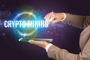 Close-up of a touchscreen, new tech concept