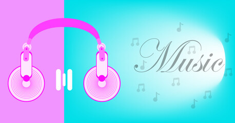 Obraz premium headphone