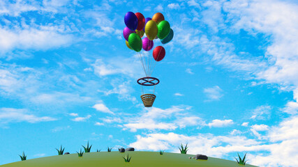 PALLONCINI CON CESTA