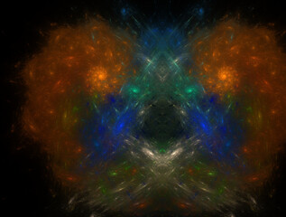 Imaginatory fractal abstract background Image