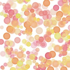 Abstract background from colorful circles.