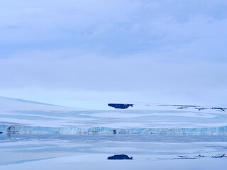 Naklejka na ściany i meble Frans Josef Land on The North Pole