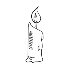 doodle Merry Christmas decoration