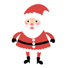 santa claus isolated on white