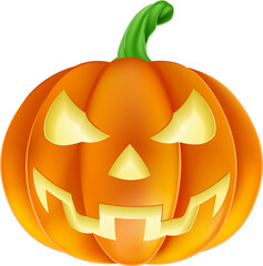 Pumpkin Halloween Jack O Lantern Cartoon