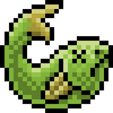 Dead Fish Eight Bit Pixel Art Game Icon