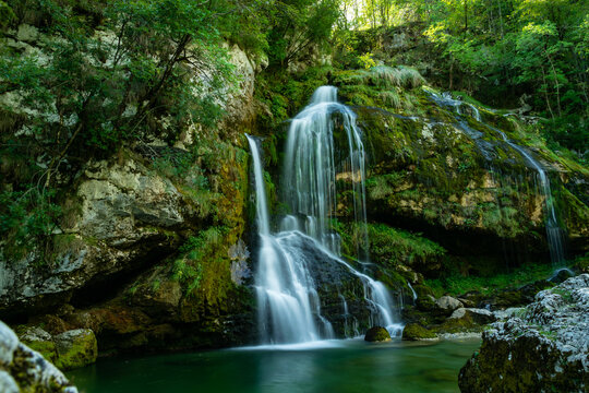 Virje waterfall near Bovec in Slovenia © Diana