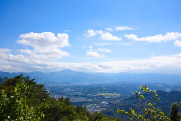 宝登山山頂からの風景