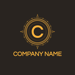 Fototapeta premium Letter C Logo Design Template. Vector illustration