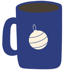 Christmas Themed Hot Beverage Mug