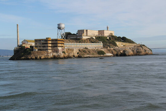 Alcatraz Island in San Francisco, California, USA.