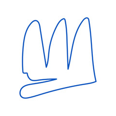 abstract organic shape decoration