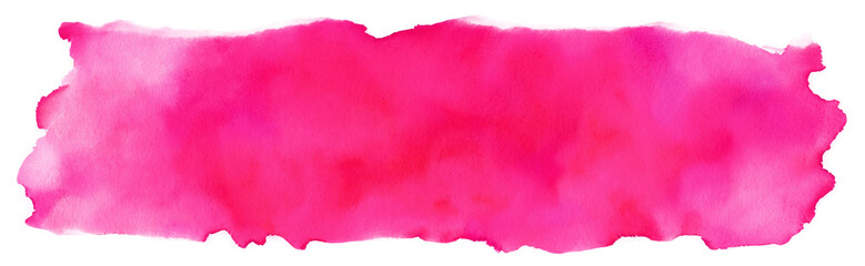 Watercolor spot pink saturated. elements creative material texture