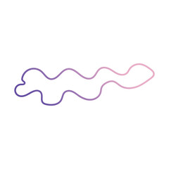 abstract organic shape decoration gradient