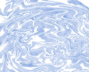 Abstract watercolor liquid art of light blue and white color. illustration color flow of water for basic background concept.