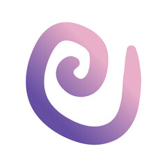 abstract organic shape decoration gradient