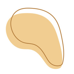 abstract minimalist blob shape decoration