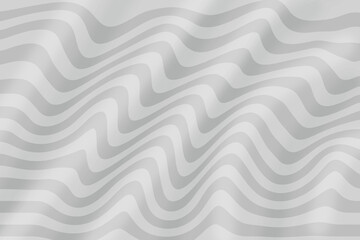 Wave stripe of gray and white with light and shadow for background. illustration abstract simple background in minimal and luxury concept.