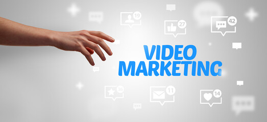 Fototapeta premium Close-Up Of Cropped Hand Pointing