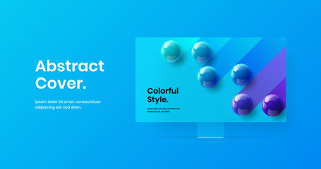 Isolated site design vector concept. Amazing computer monitor mockup landing page template.