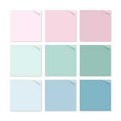 컬러풀 포스트 잇 - 03. 접힘