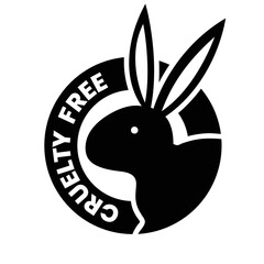 Black Cruelty Free Icon 2