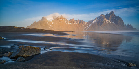 Stokksnes is a headland on the southeastern Icelandic coast, near Hofn and Hornafjördur.