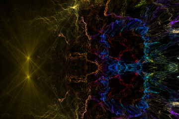 Abstract background shape design template, futuristic background, art shape pattern, Multicolour wall background. colourful textured. Transparent lines and spots. Texture backdrop. Abstract background