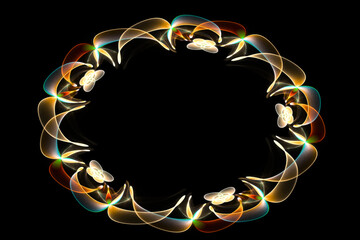 Abstract background shape design template, futuristic background. Multicolored wall background. colorful textured. Multicolored background. Transparent lines and spots. Abstract art background