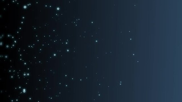 dark blue background with particles motion