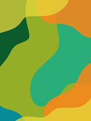 simple soft backgrounds and textures with colorful abstract art creations, minimalist portrait poster design. retro psychedelic style and Groovy hippie 90s background