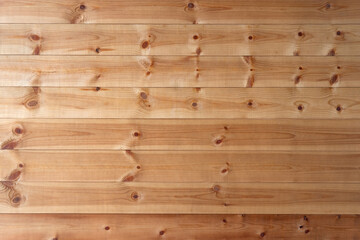 Wooden boards panel pine