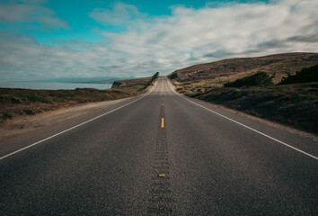 Naklejka premium Pacific Coast Highway in California