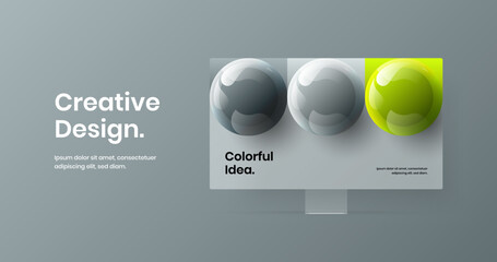 Simple website screen design vector layout. Clean computer display mockup web banner template.