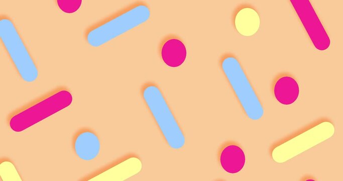 donut glaze. Decorative bright sprinkles texture pattern design	