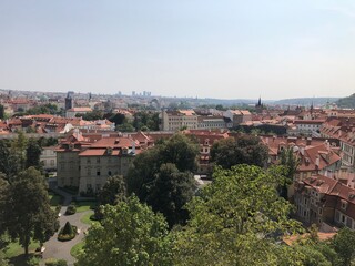 Fototapeta na wymiar panorama Prague Czech Republic