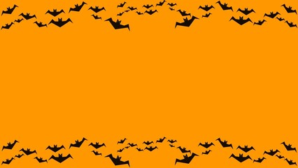 halloween background with bats