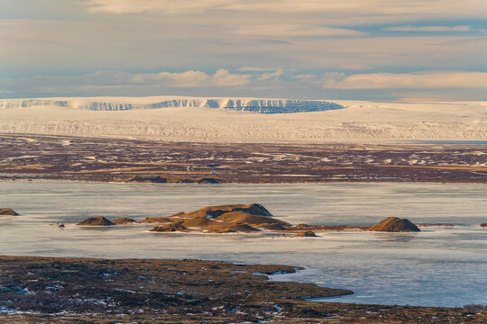 Mývatn  Is A Shallow Lake Situated In An Area Of Active Volcanism In The North Of Iceland.