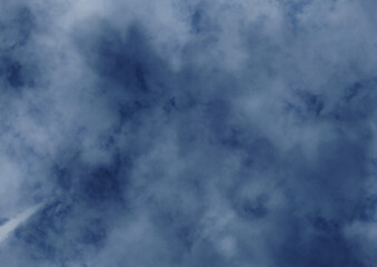 くすんだ青色のもやもやした背景素材