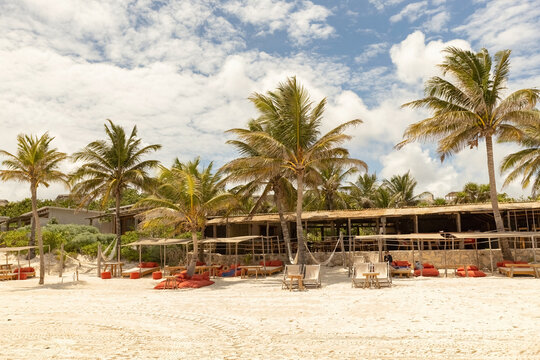 Beautiful Beach At Playa Paraiso, Tulum, Mexico