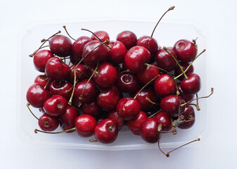 Naklejka na ściany i meble cherry fruit food
